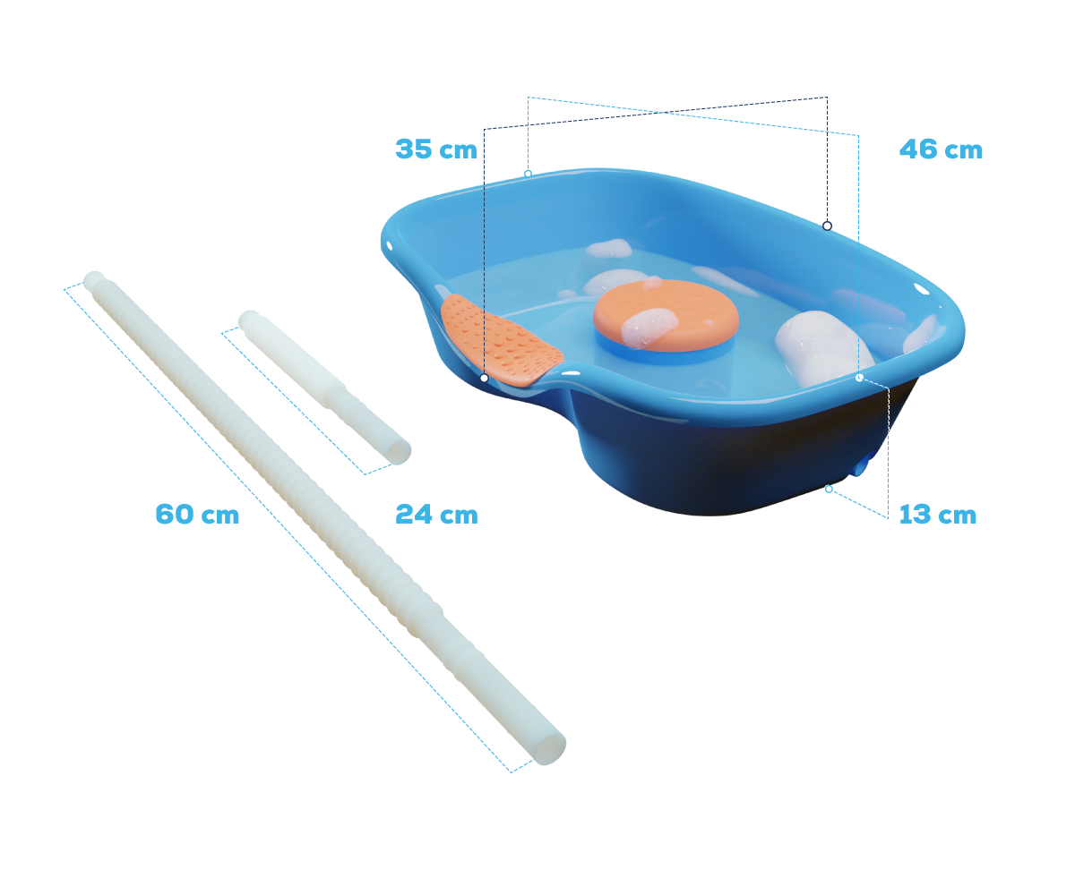 Lava Cabezas Portátil TheraWash Theramart