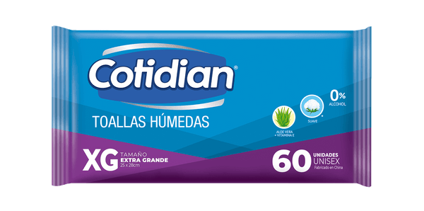Toallas Humedas Cotidian 60 un