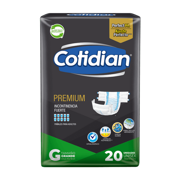 Pañal Adulto Cotidian Premium 20 un