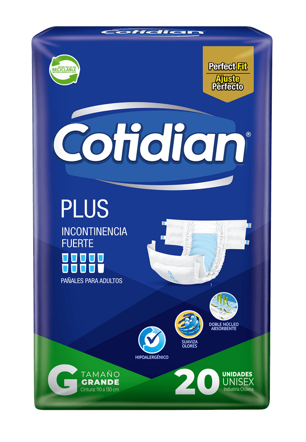 Pañal Adulto Cotidian Plus 20 un
