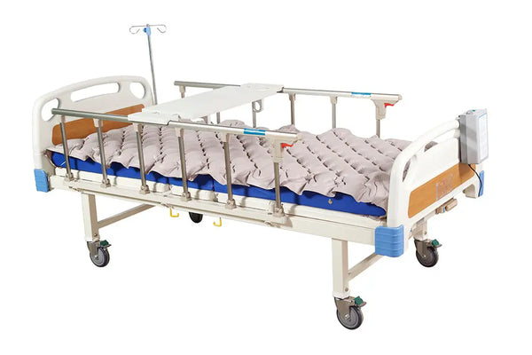 Cama Manual 2 pos + Colchón + Antiescaras Estándar + Mesa - Promsa