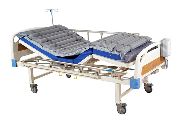 Cama Manual 2 Pos + Colchón + Antiescaras Tubular - Promsa