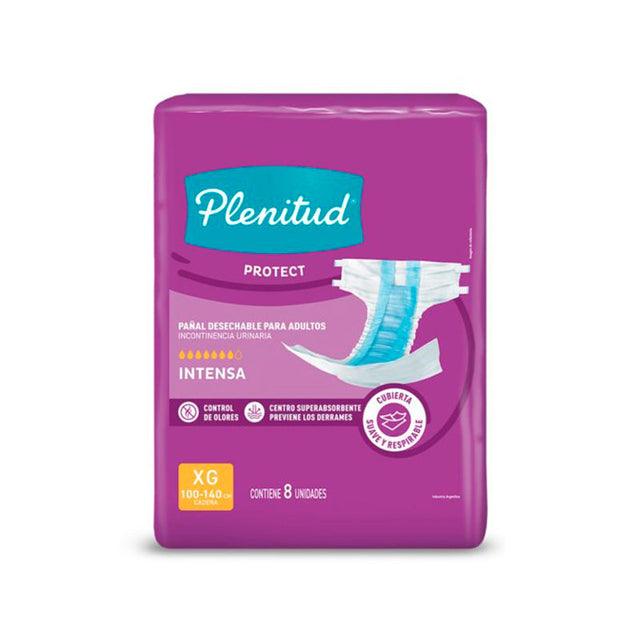 Pañal Adulto Plenitud Protect XG 8 un Plenitud