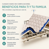 Cama Eléctrica 3 pos+ Colchón + Antiescaras Estándar – Promsa Promsa