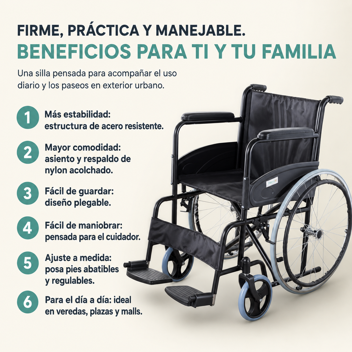Silla de Ruedas Estándar Promsa