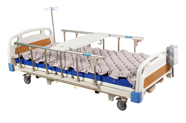 Cama Manual 3 pos + Colchón + Antiescaras Estándar + Mesa - Promsa