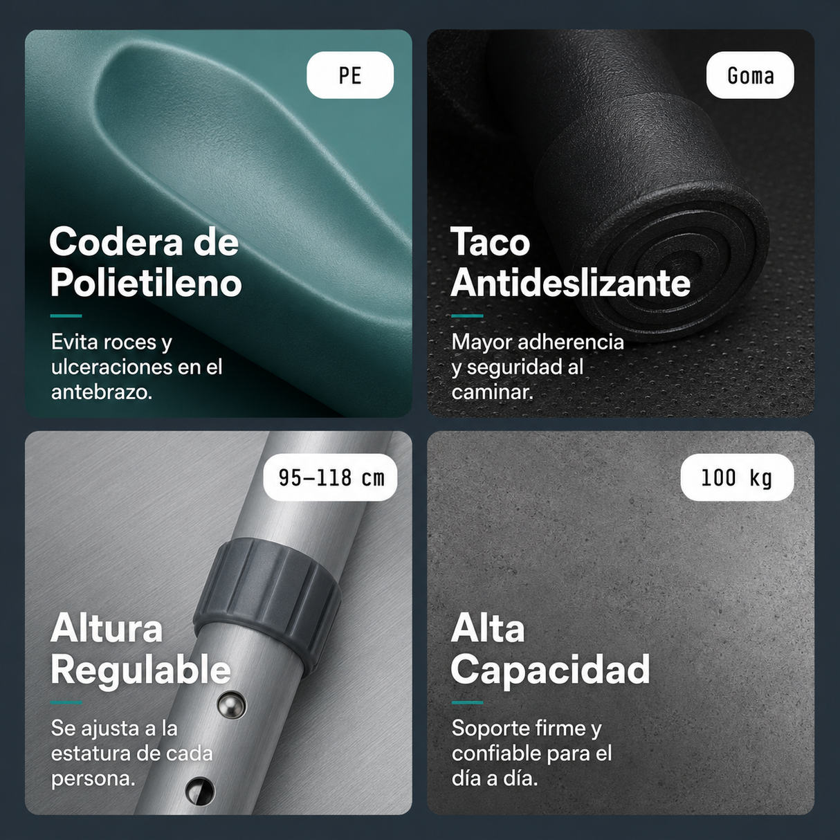 BASTÓN CODERA FIJA Promsa
